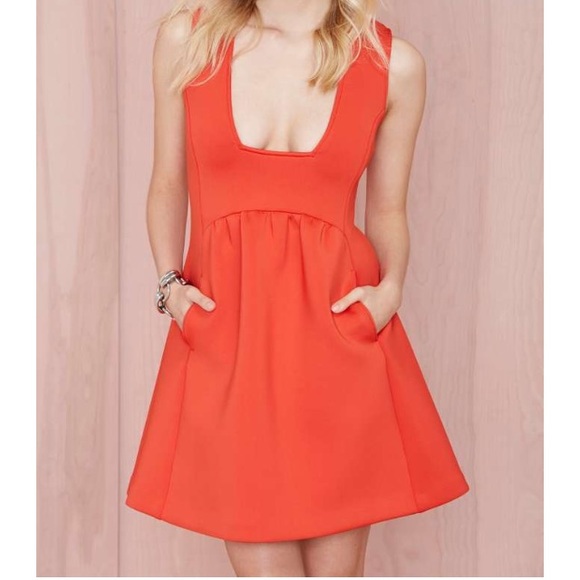 Nasty Gal Square Up Scuba Dress - Picture 2 of 4