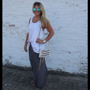 🚫SOLD🚫Navy striped & Pink striped Maxi skirts.