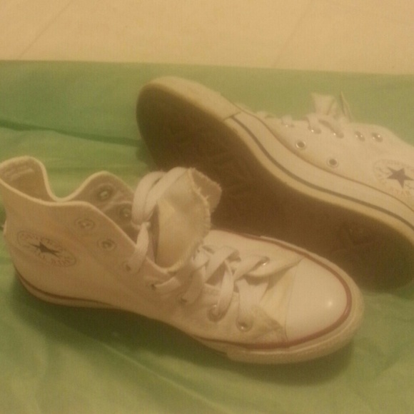 White high top converse