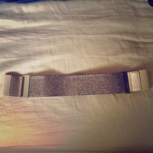 Gold sparkle belt