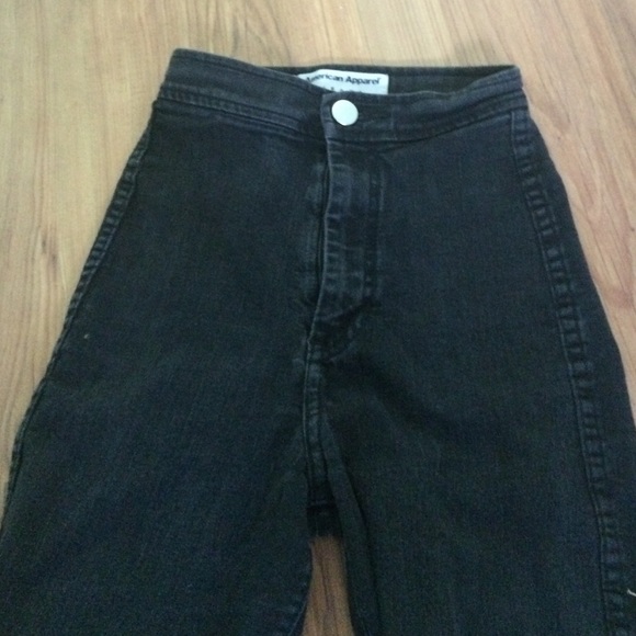American Apparel Black Easy Jeans