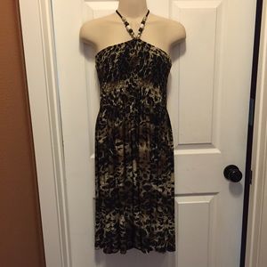 Animal print sun dress or coverup