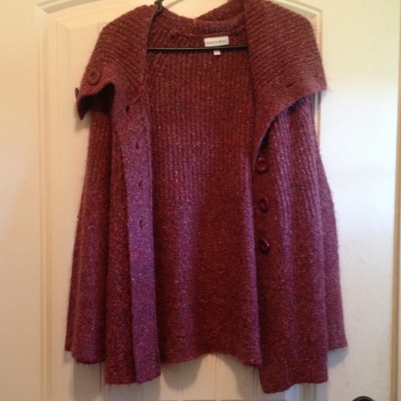 Burgundy cardigan - Picture 1 of 1