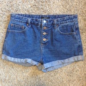 High waisted shorts