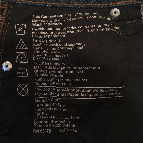 High Rise Denim Shorts - Picture 3 of 3