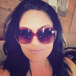 Michael Kors hot pink oversized Sunglasses