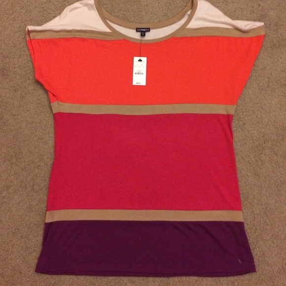 Express Tops - NWT Express Color Block Tee