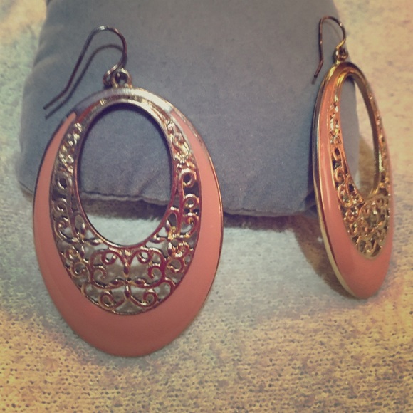 Anthropologie Boho hoop earrings