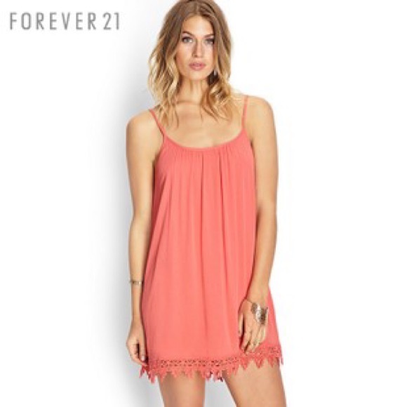 ❗️SOLD❗️Forever21 Crochet Trim Dress - Picture 4 of 4