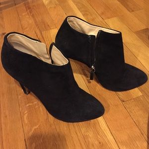 Black Suede Booties