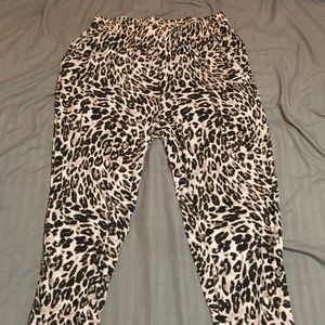 H&M Cheetah Print Joggers