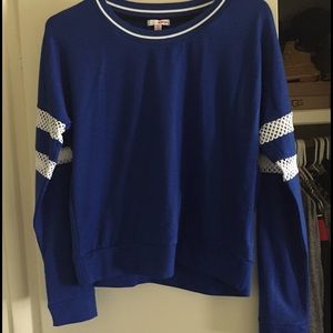 Royal blue sweatshirt