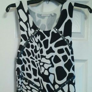 Boston Proper sleeveless light tunic sweater.