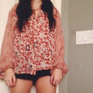 Free People peasant style top