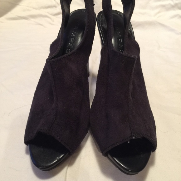 Rampage Heidee Black Slingbacks