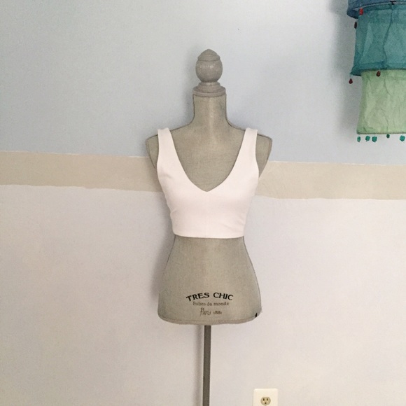 ShopHopes Tops - White crop top