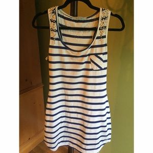 Karlie Beaded Tank Dress