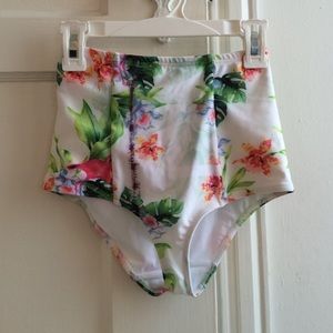 American apparel high waisted swim bottoms