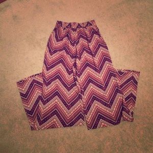 Tribal Print Palazzo Pants