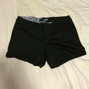 Black volcom shorts