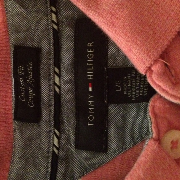 Men's custom fit Tommy Hilfiger polo - Picture 3 of 3
