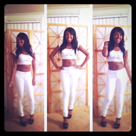 White Crop Top
