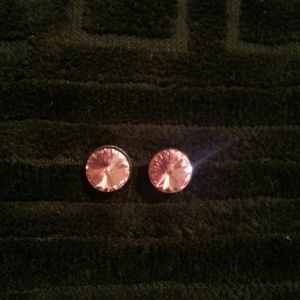 Swarovski stud earrings-Rose