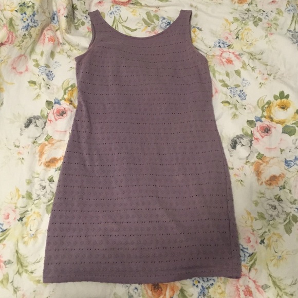 Lilac mini dress
