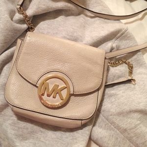Michael Kors white crossbody