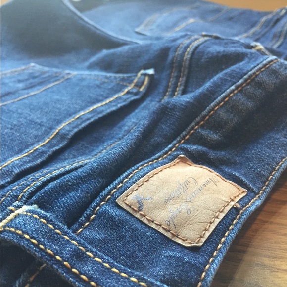 AEO Rolled Denim Midi Short - Picture 4 of 4