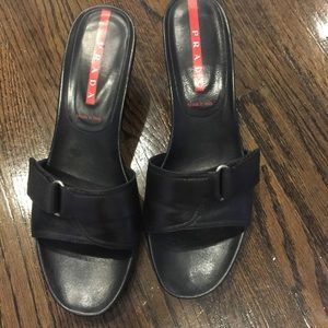 Prada Sport mini black heels