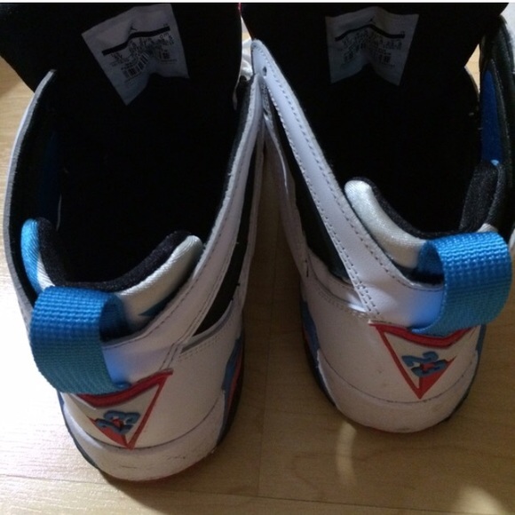 Air Jordans 7 Retro White Blue Red Black