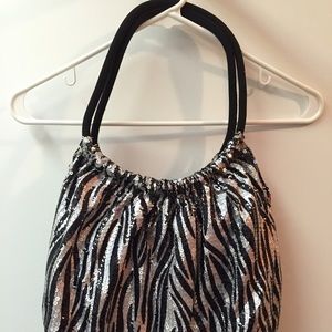 Candie's zebra print bag