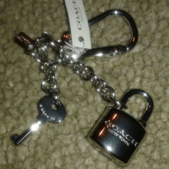 NWT Coach lock & key fob