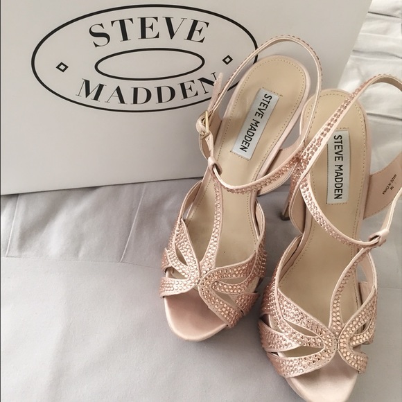 Steve Madden - Blush pink t-strap heels - Sz 7
