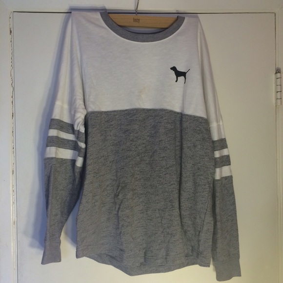 PINK college long sleeve