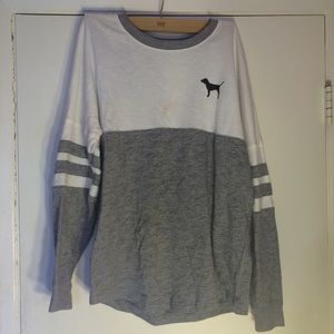 PINK college long sleeve