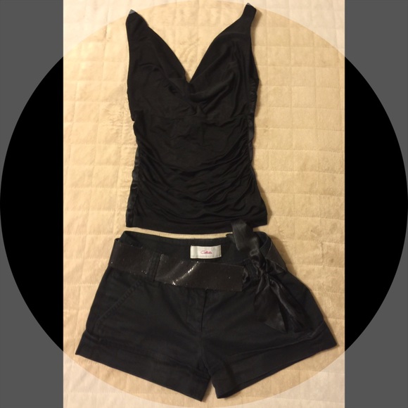 Bershka Collection Black Shorts