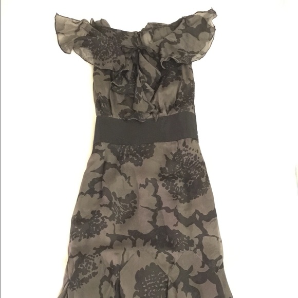 Milly silk midi cocktail dress - Picture 4 of 4