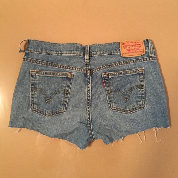 Levi cutoff shorts