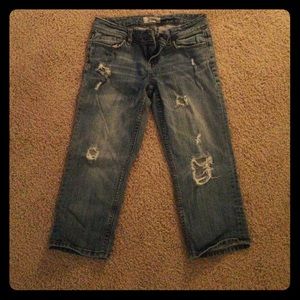 Aeropostale Destroy Denim Capris
