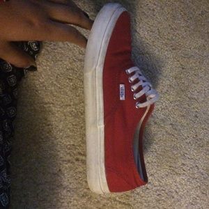 Used red vans !