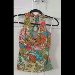 Tropical Halter top