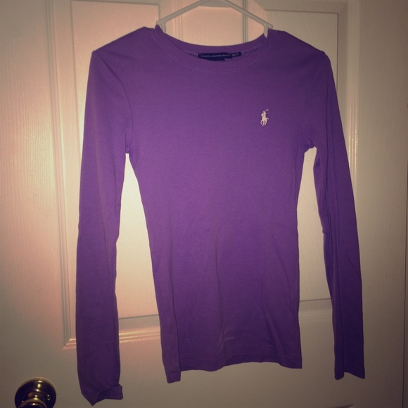 Ralph Lauren polo purple size xs long sleeve
