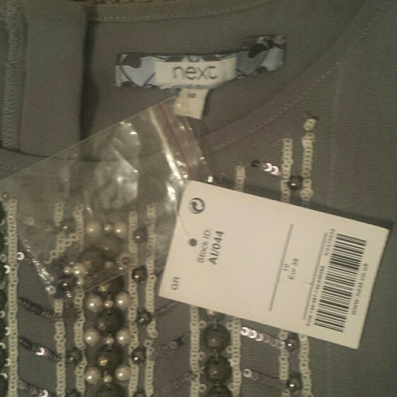 NWT Hi-Lo Next UK Beaded Dress - Picture 3 of 3