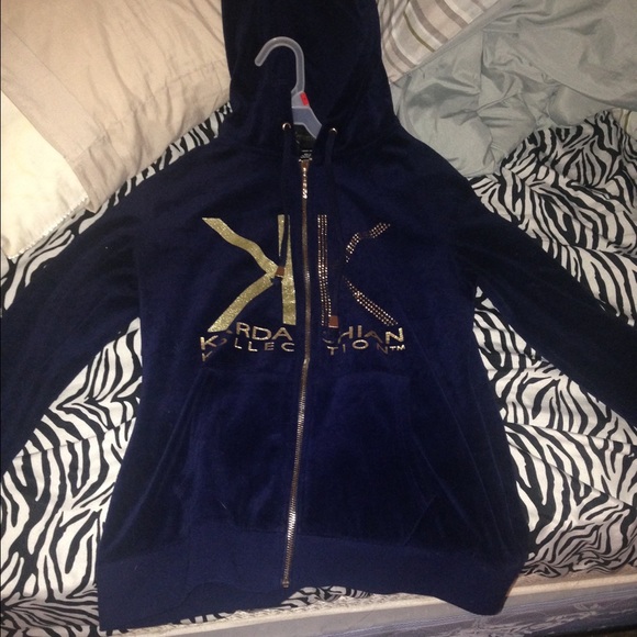 Kardashian kollection zip up hoodie