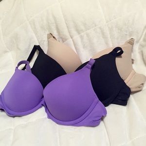 *Bundle* 3 Pink VS Push-Up Bras