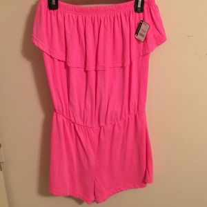 Hot Pink Romper