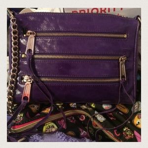 💜✨ Purple 5 zip Rebecca minkoff bag