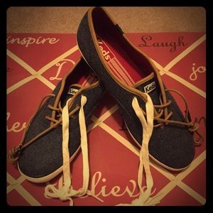 Denim colored Keds